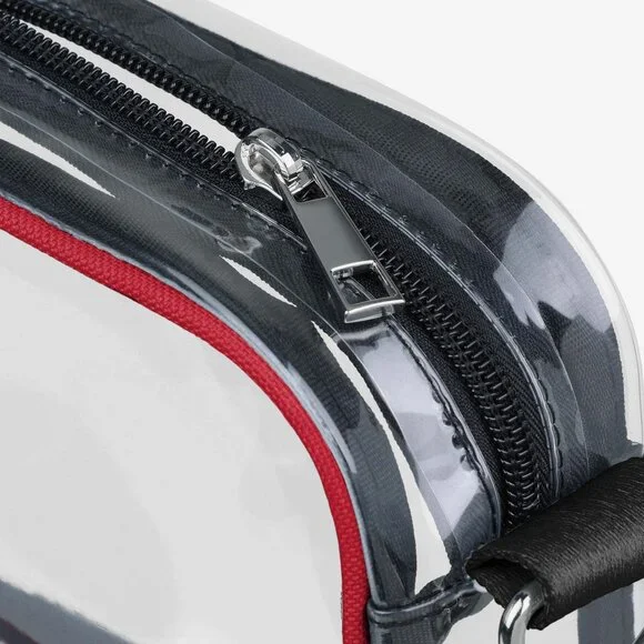 Ohio State Buckeyes Team Stripe Clear Crossbody Bag - Picture 3 of 4